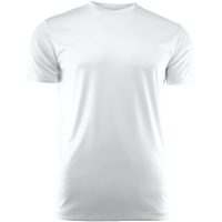 T-shirt Barn Run Vit Printer RED