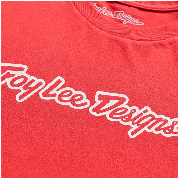 T-shirt Barn Signature Röd TROY LEE DESIGNS Ys – bild 3