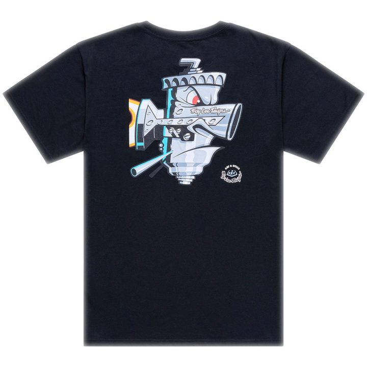 T-shirt Carb Club Svart TROY LEE DESIGNS XXL – bild 2
