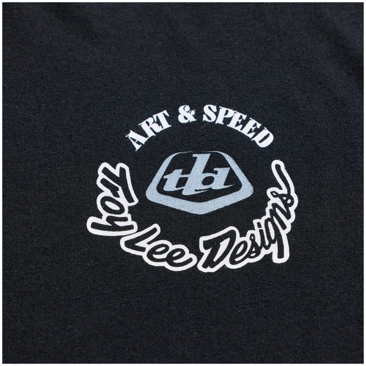 T-shirt Carb Club Svart TROY LEE DESIGNS XXL – bild 3