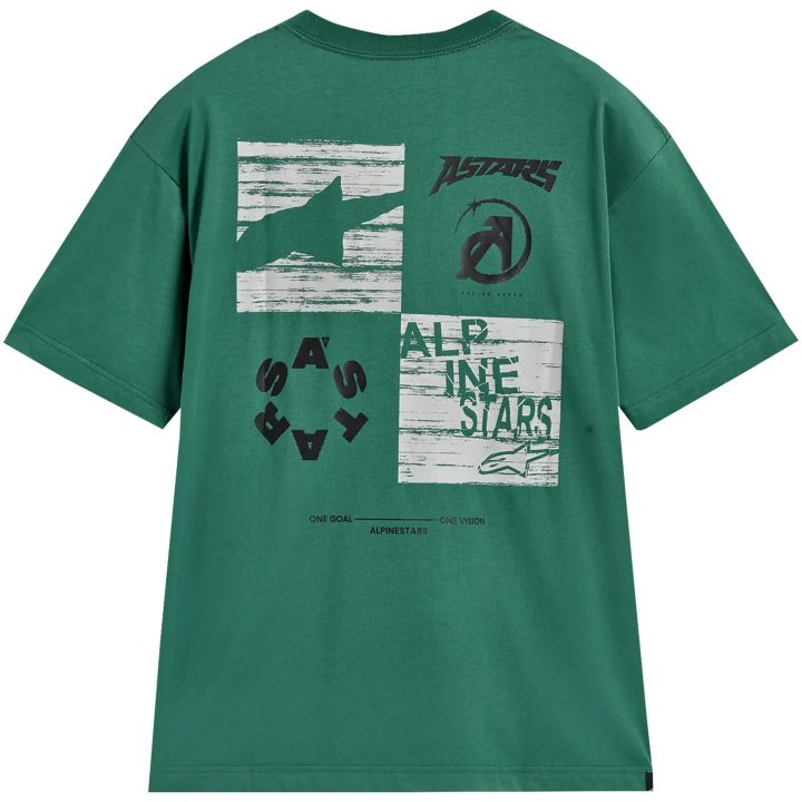 T-shirt Checkback Oversized Grön Alpinestars s – bild 2