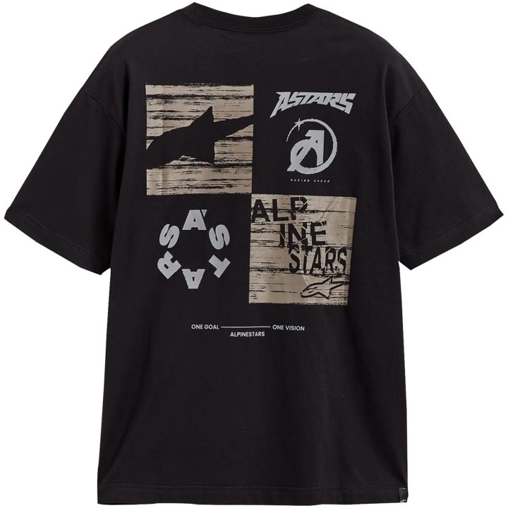 T-shirt Checkback Oversized Svart Alpinestars s – bild 2