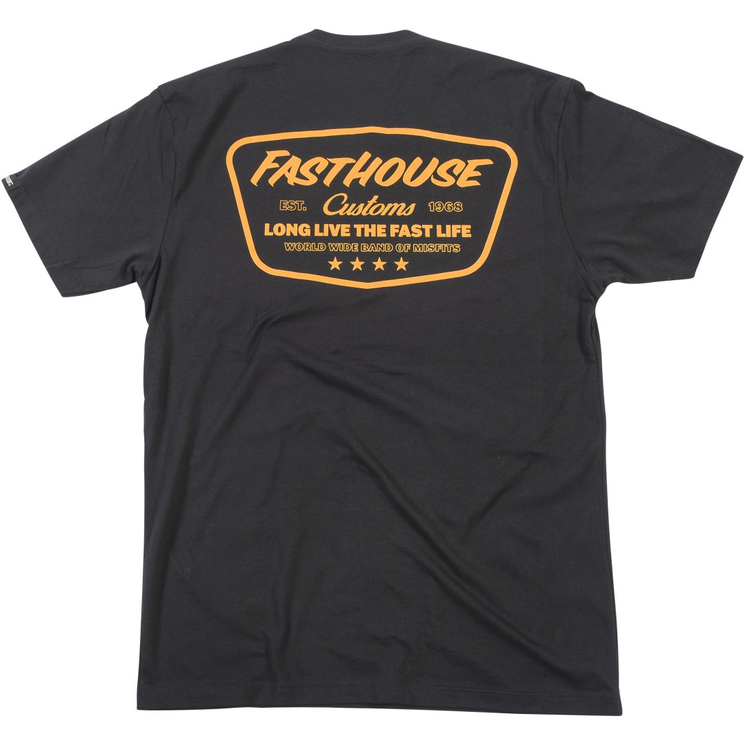T-Shirt Crest Svart Fasthouse Small