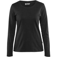 T-shirt dam 33011032 Svart BLÅKLÄDER