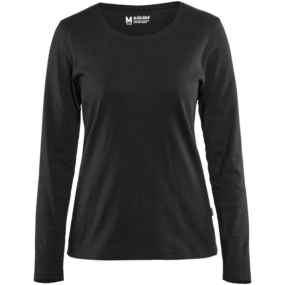 T-shirt dam 33011032 Svart BLÅKLÄDER T-SHIRT 33011032 SVART XS