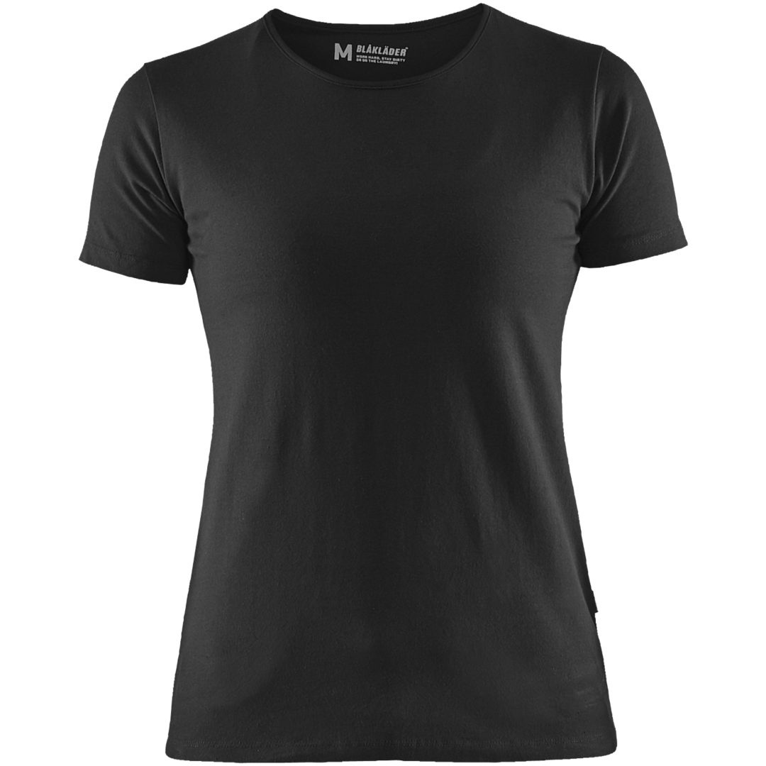 T-shirt dam 33041029 Svart BLÅKLÄDER T-SHIRT 33041029 SVART XS