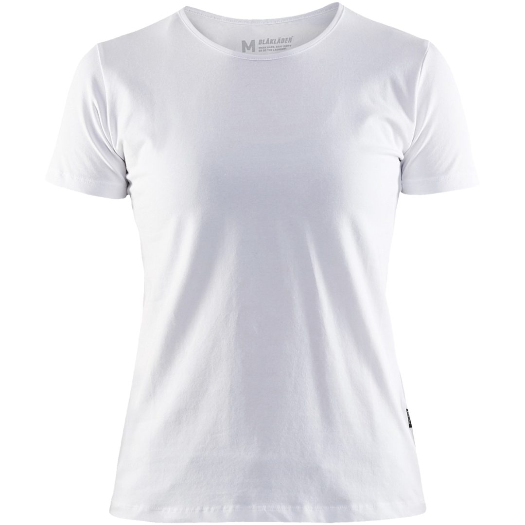 T-shirt dam 33041029 Vit BLÅKLÄDER T-SHIRT 33041029 VIT XS