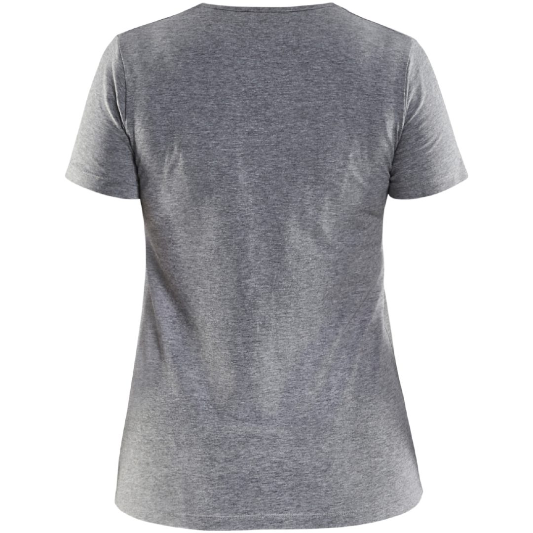 T-shirt dam 33041059 Grå BLÅKLÄDER T-SHIRT 33041059 GRÅMELERA XS – bild 2
