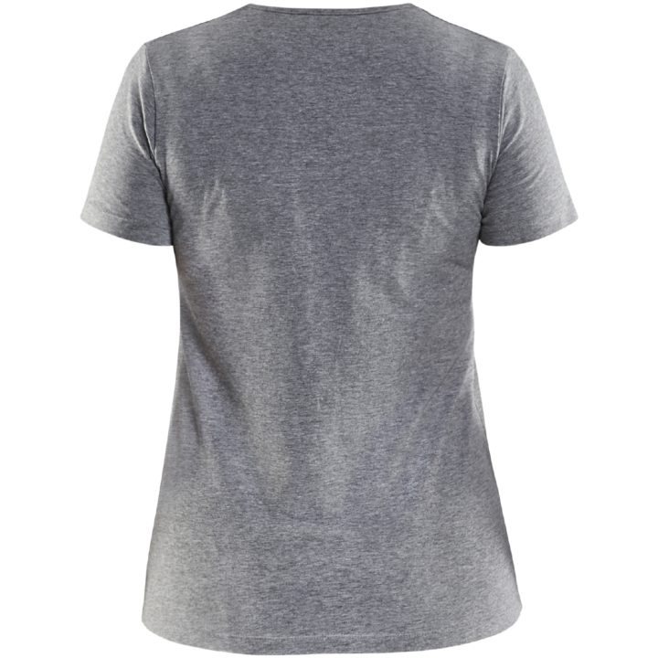 T-shirt dam 33041059 Grå BLÅKLÄDER T-SHIRT 33041059 GRÅMELERA XS – bild 2