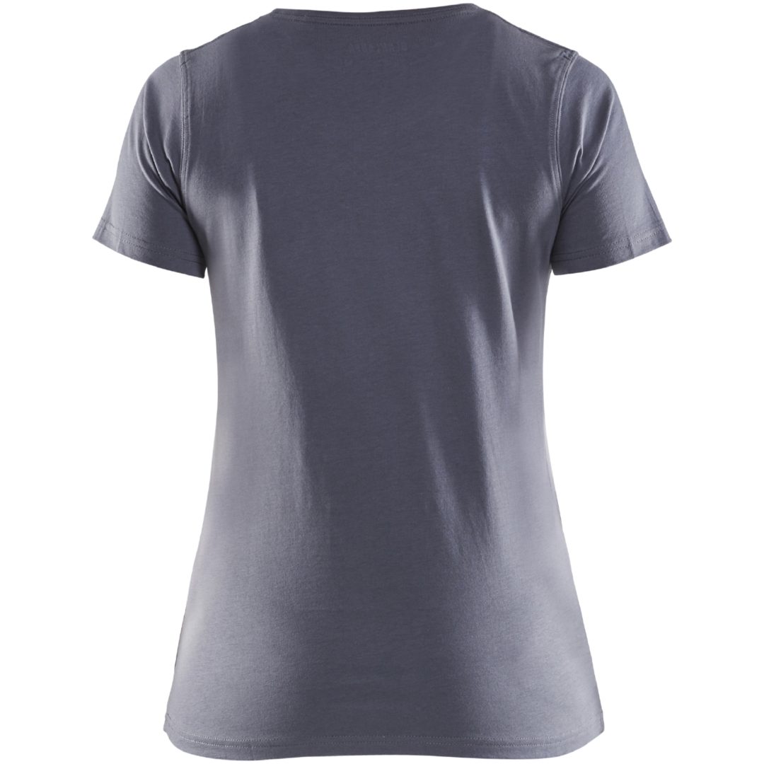 T-shirt dam 33341042 Grå BLÅKLÄDER T-SHIRT 33341042 GRÅ XS – bild 2