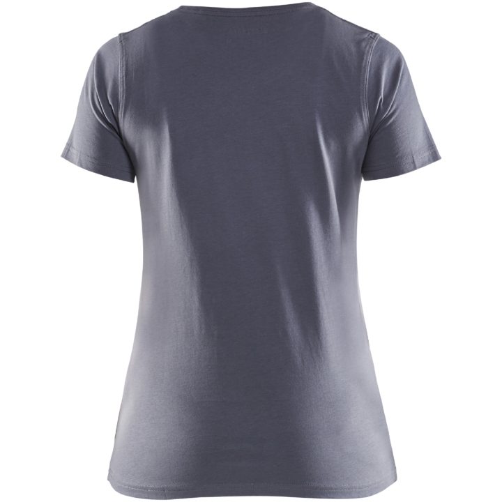 T-shirt dam 33341042 Grå BLÅKLÄDER T-SHIRT 33341042 GRÅ XS – bild 2