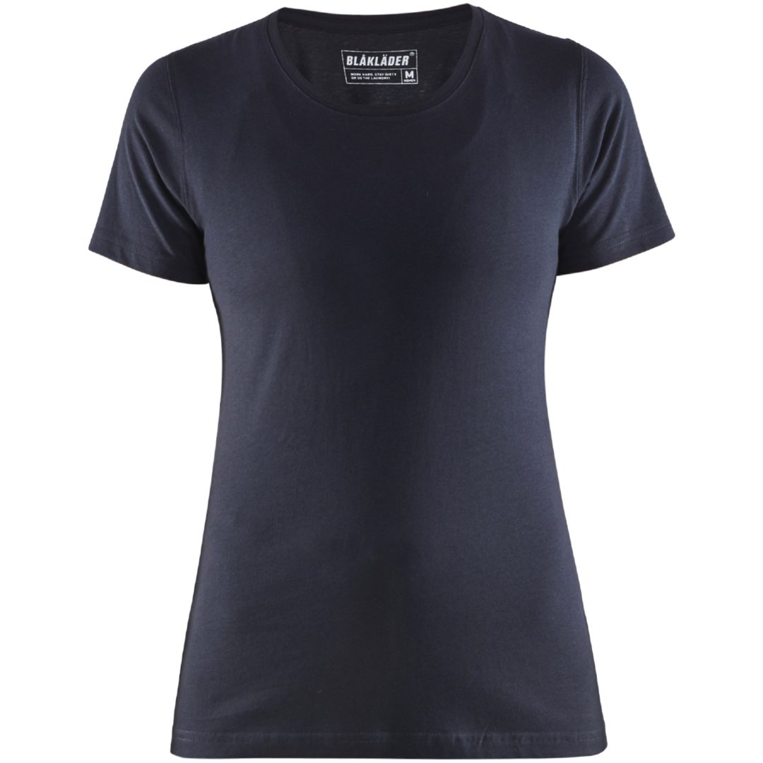 T-shirt dam 33341042 Marin BLÅKLÄDER T-SHIRT 33341042 MÖRK MARIN XS
