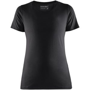 T-shirt dam 33341042 Svart BLÅKLÄDER