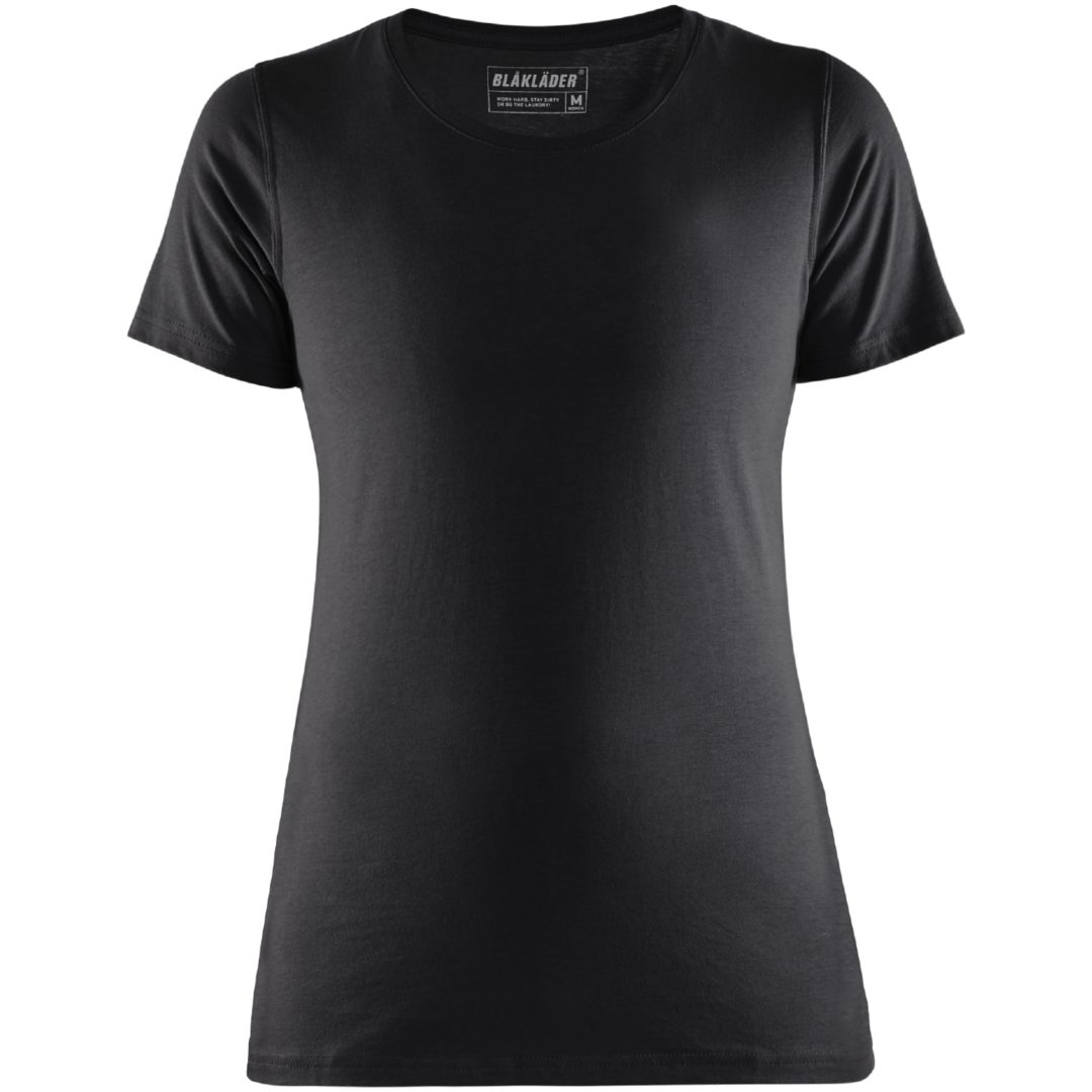 T-shirt dam 33341042 Svart BLÅKLÄDER T-SHIRT 33341042 SVART XS