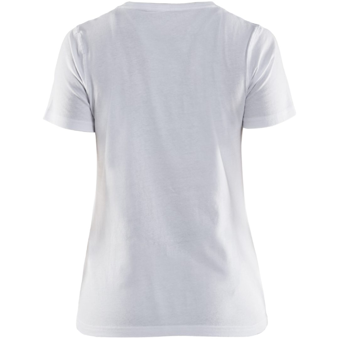 T-shirt dam 33341042 Vit BLÅKLÄDER T-SHIRT 33341042 VIT XS – bild 2