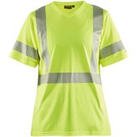 T-shirt dam 33361013 Hivisgul BLÅKLÄDER