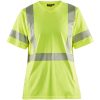 T-shirt dam 33361013 Hivisgul BLÅKLÄDER T-SHIRT 33361013 GUL XS – miniatyr 1