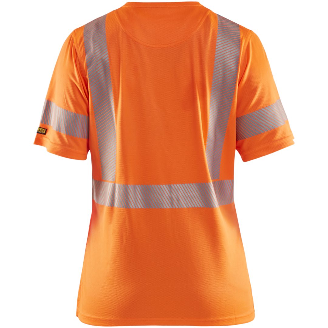 T-shirt dam 33361013 Hivisorange BLÅKLÄDER T-SHIRT 33361013 ORANGE XS – bild 2