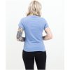 T-shirt Dam American U Sommarblå James Harvest – miniatyr 3