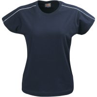 T-shirt Dam Bike Marinblå Printer