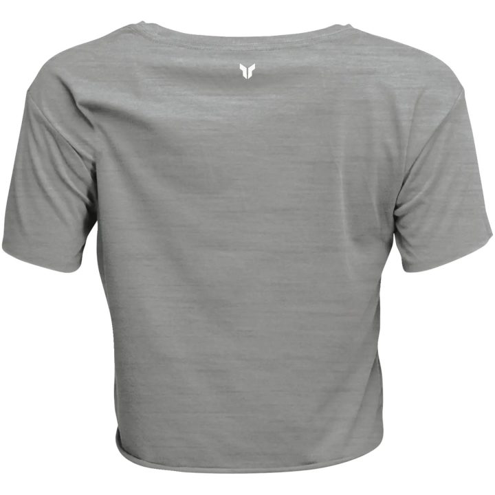 T-shirt Dam Corp Crop Grå THOR XL – bild 2