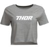 T-shirt Dam Corp Crop Grå THOR XL – miniatyr 1