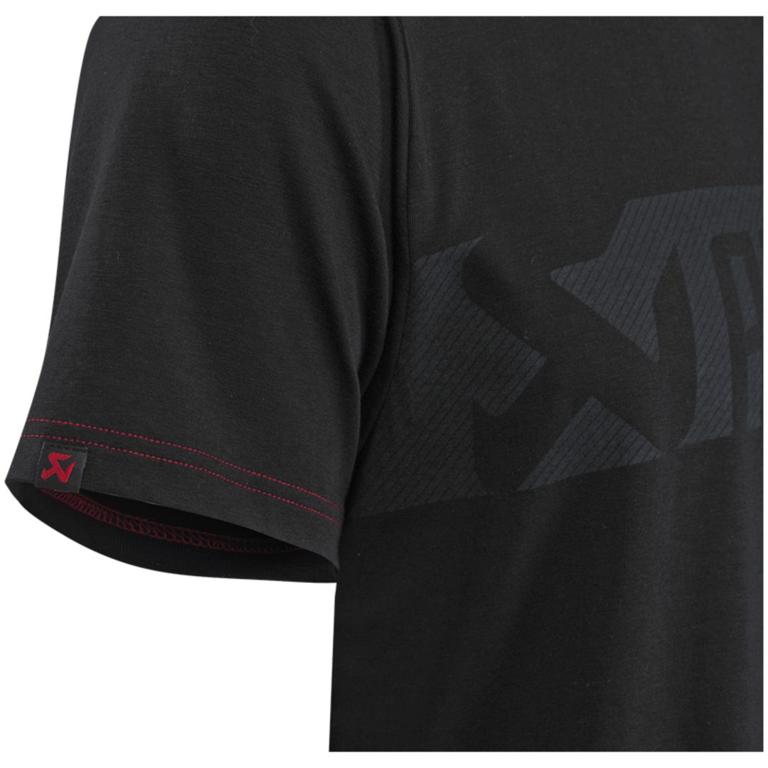 T-shirt Dam Corpo Svart/Röd AKRAPOVIC Small – bild 2