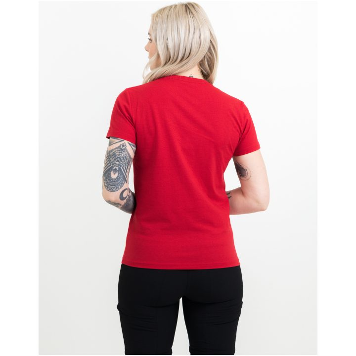 T-shirt Dam Heavier Pro Röd Printer Essentials XS – bild 2