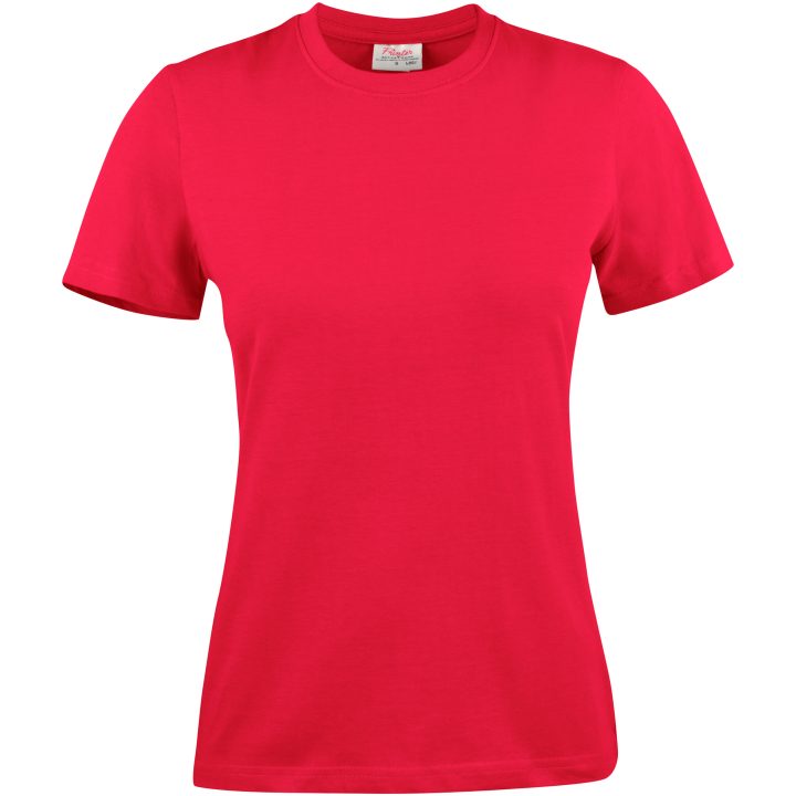 T-shirt Dam Heavier Pro Röd Printer Essentials XS – bild 3