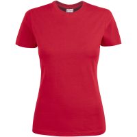 T-shirt Dam Heavy Röd Printer Essentials