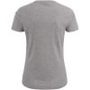 T-shirt Dam Heavy V-neck Gråmelerad Printer Essentials XS – miniatyr 2