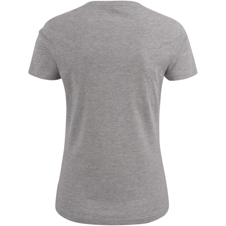 T-shirt Dam Heavy V-neck Gråmelerad Printer Essentials XS – bild 2