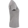 T-shirt Dam Heavy V-neck Gråmelerad Printer Essentials XS – miniatyr 3