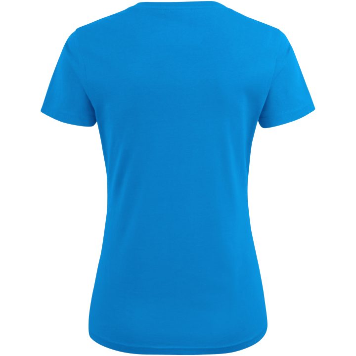 T-shirt Dam Heavy V-neck Havsblå Printer Essentials 3XL – bild 2