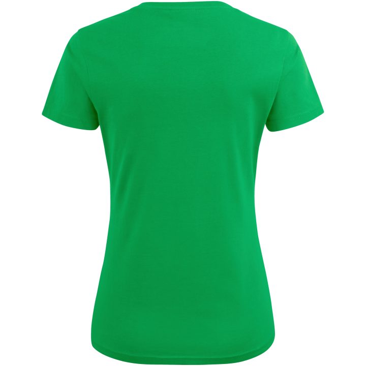 T-shirt Dam Heavy V-neck Klargrön Printer Essentials XS – bild 2