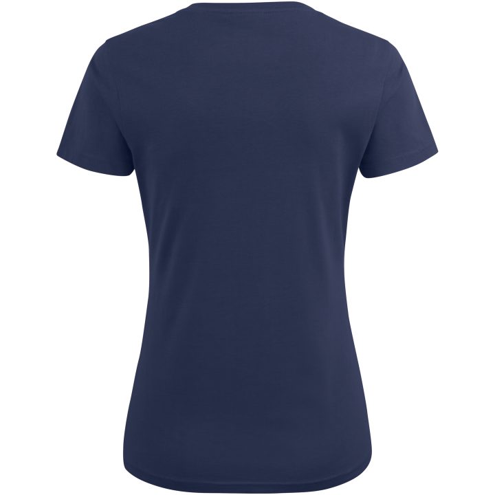 T-shirt Dam Heavy V-neck Marinblå Printer Essentials XS – bild 2