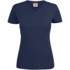 T-shirt Dam Heavy V-neck Marinblå Printer Essentials XS – miniatyr 1