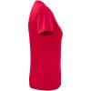 T-shirt Dam Heavy V-neck Röd Printer Essentials XS – miniatyr 3
