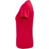 T-shirt Dam Heavy V-neck Röd Printer Essentials XS – miniatyr 4