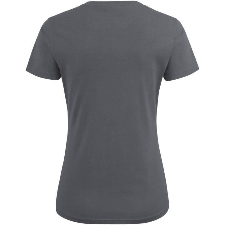 T-shirt Dam Heavy V-neck Stålgrå Printer Essentials 3XL – bild 2