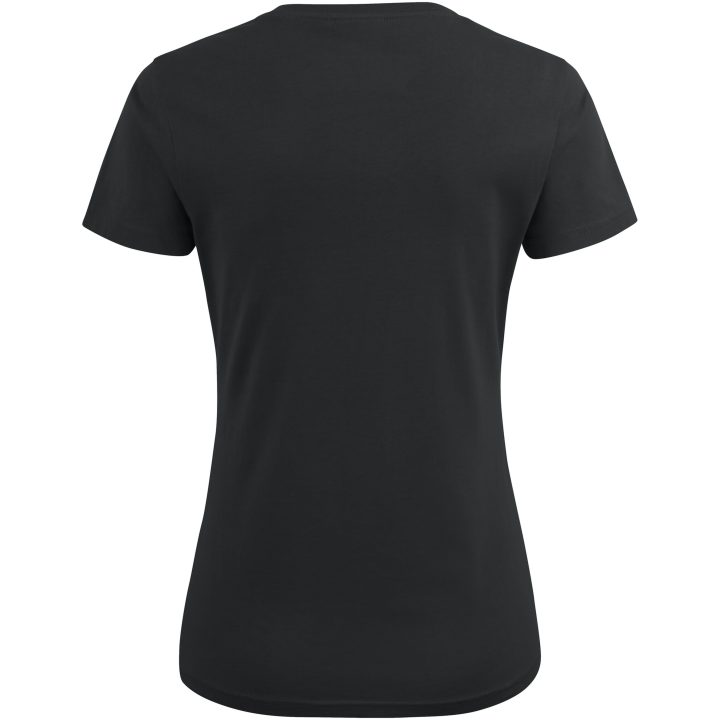 T-shirt Dam Heavy V-neck Svart Printer Essentials XS – bild 2