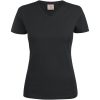 T-shirt Dam Heavy V-neck Svart Printer Essentials XS – miniatyr 1