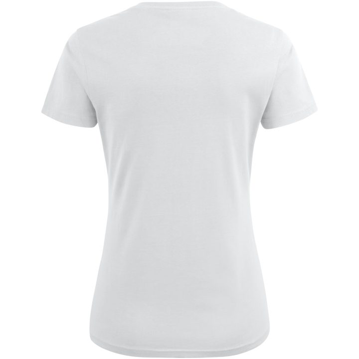 T-shirt Dam Heavy V-neck Vit Printer Essentials XS – bild 6