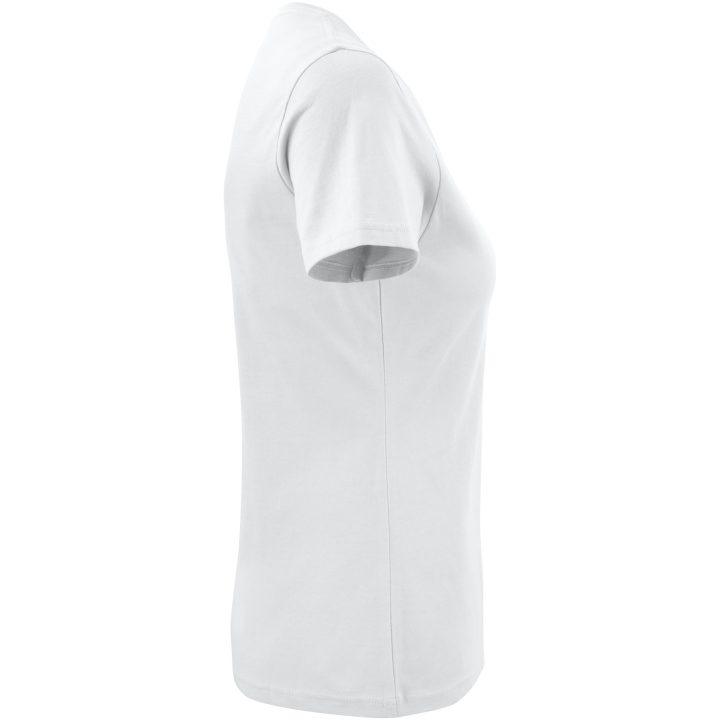 T-shirt Dam Heavy V-neck Vit Printer Essentials XS – bild 7