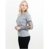 T-shirt Dam Light Gråmelerad Printer Essentials XS – miniatyr 2