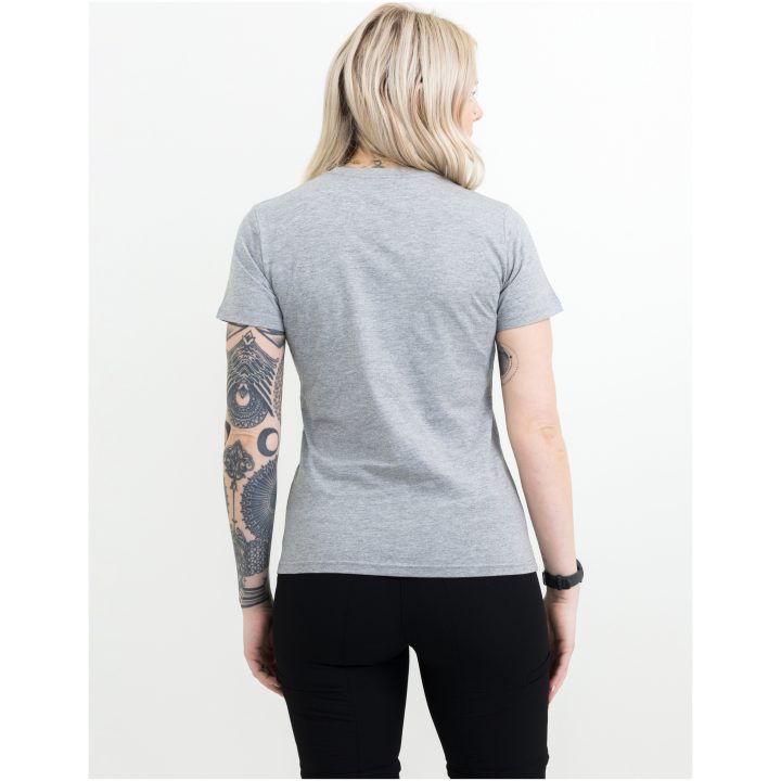 T-shirt Dam Light Gråmelerad Printer Essentials XS – bild 3