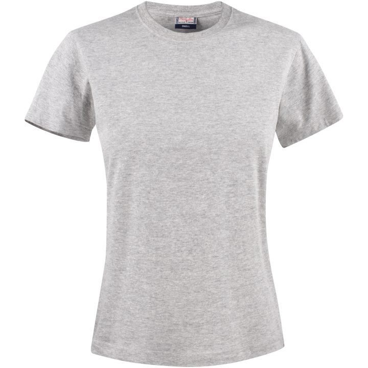 T-shirt Dam Light Gråmelerad Printer Essentials XS – bild 5