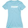 T-Shirt Dam LOUD Turkos THOR Small – miniatyr 1