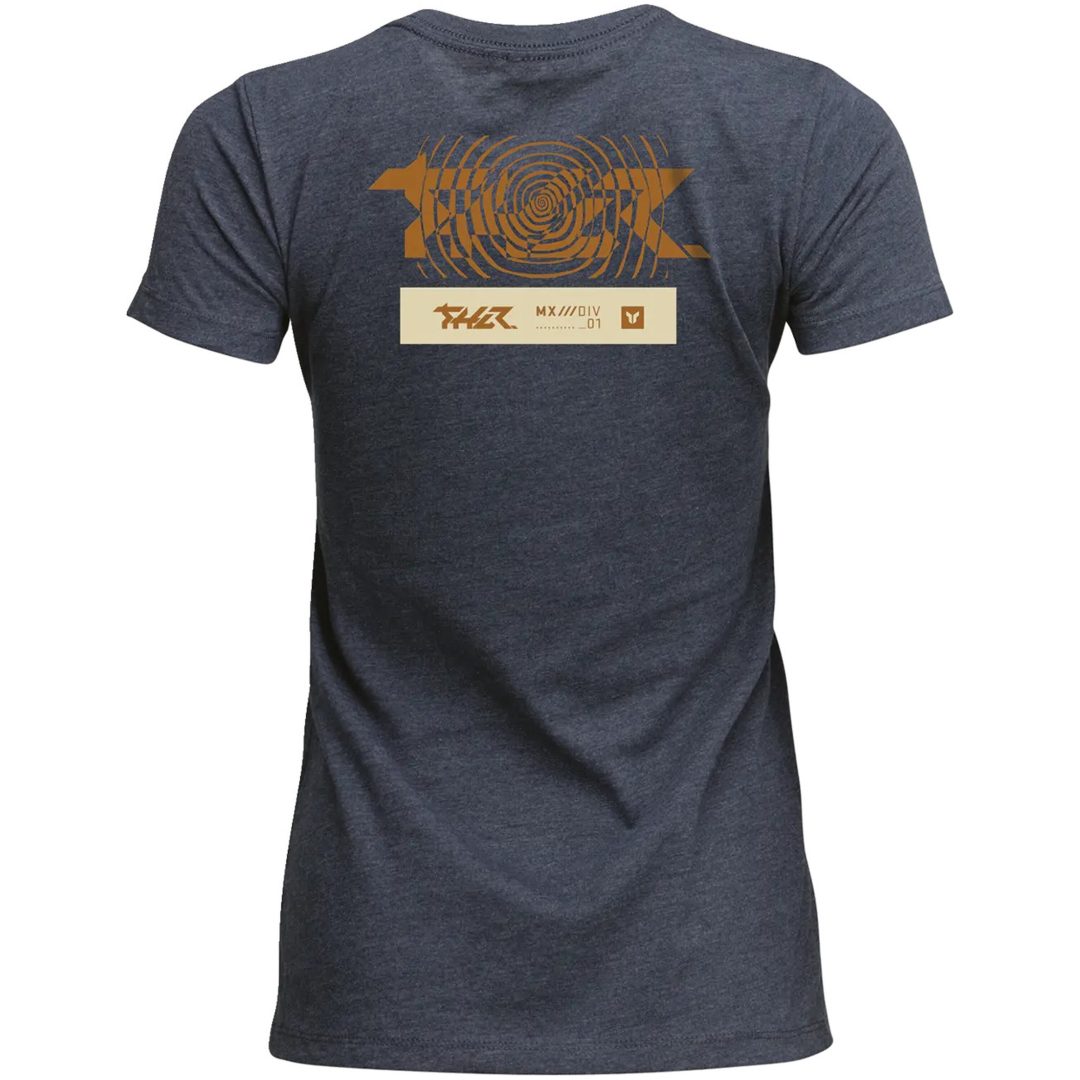 T-shirt Dam Mind Control Marinblå THOR M – bild 2
