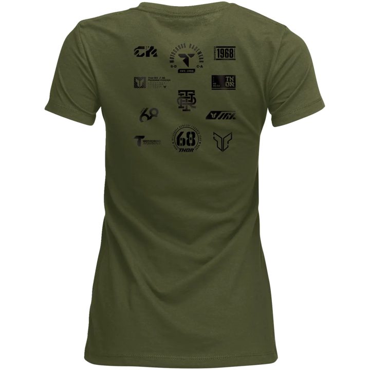 T-shirt Dam Patched Up Militärgrön THOR L – bild 2